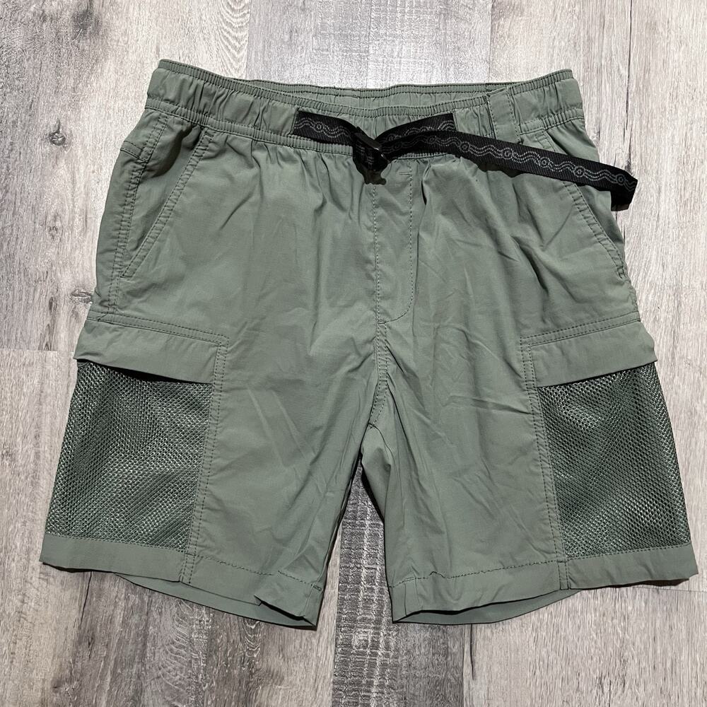 Billabong Otis Carey Surftrek Hybrid Mesh Shorts Cucumber Green Belted Outdoor S